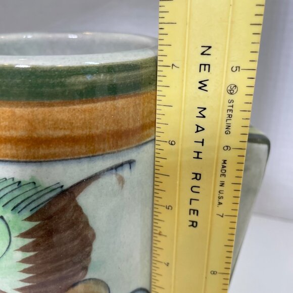 Vintage Hand Painted Mexican Mug Signed and Numbered - Picture 10 of 10